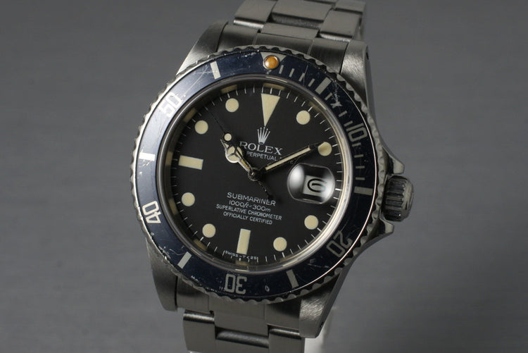 1982 Rolex Submariner 16800