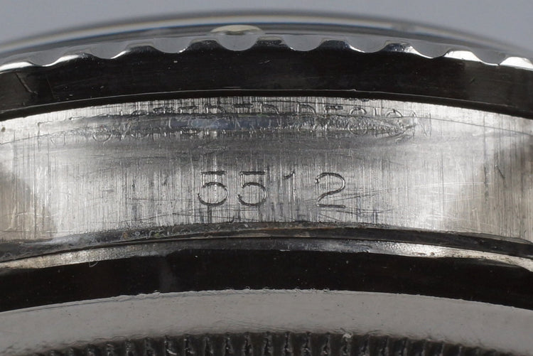 1963 Rolex Submariner 5512 PCG with Gilt Glossy Chapter Ring Dial