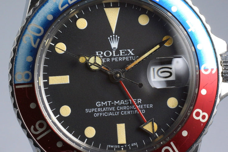 1981 Rolex GMT 16750 Matte Dial
