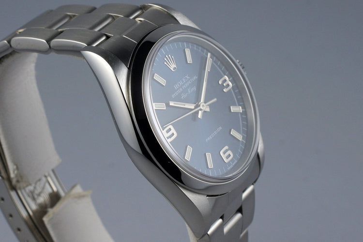 2001 Rolex Air-King 14000M Blue Dial