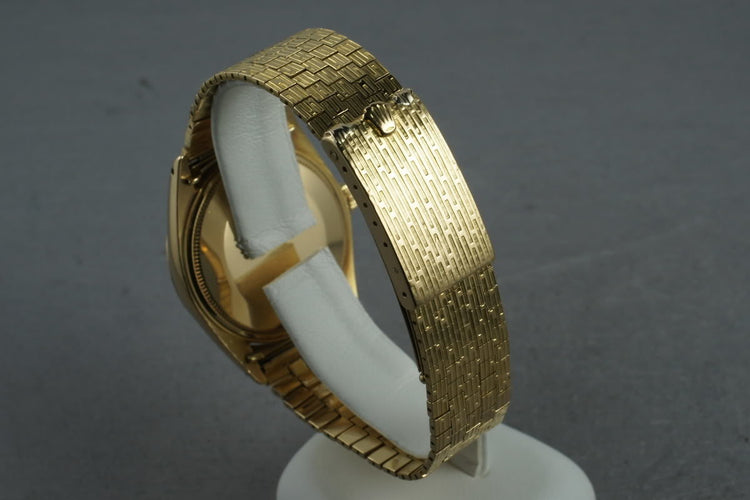 1965 Rolex 18K Date 1509 with Rare Rolex Band