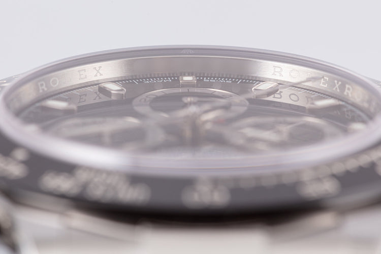 2019 Rolex Daytona 116500LN Black Dial with Box & Card