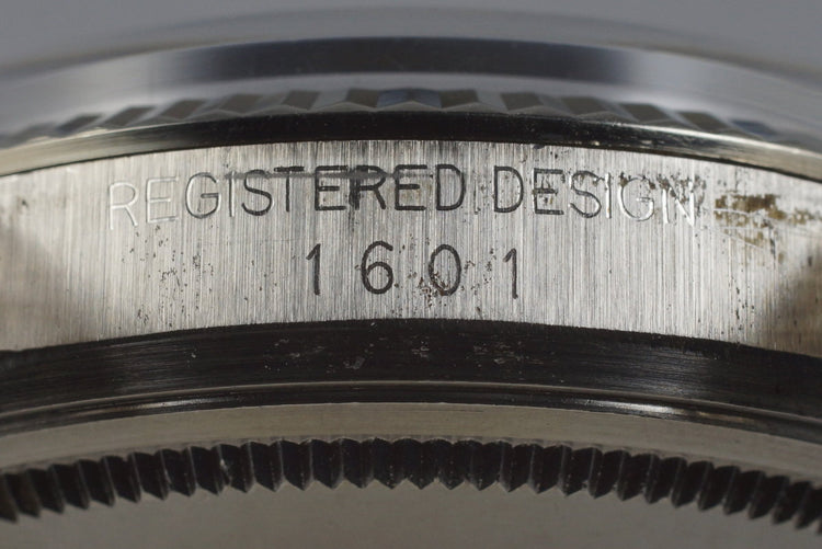 1972 Rolex Datejust 1601 Blue Dial