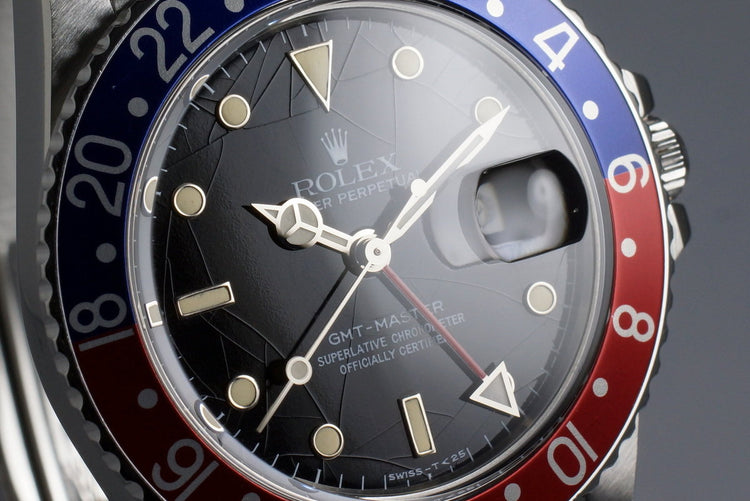 1987 Rolex GMT 16750 with Spider No-Date Dial