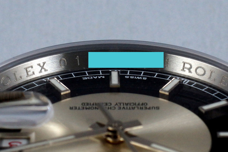 2015 Rolex Datejust 116200 Tuxedo Dial MINT