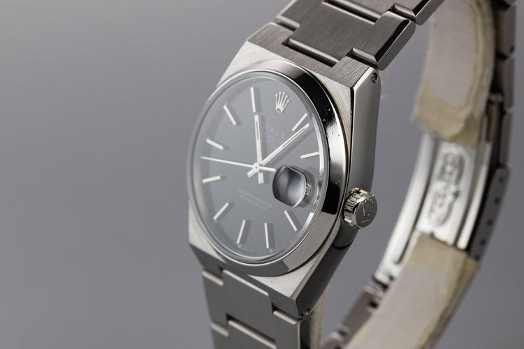1980 Rolex OysterQuartz DateJust 17000 Black Dial