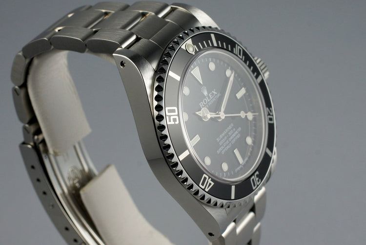2010 Rolex Submariner 14060M with 4 Line Dial
