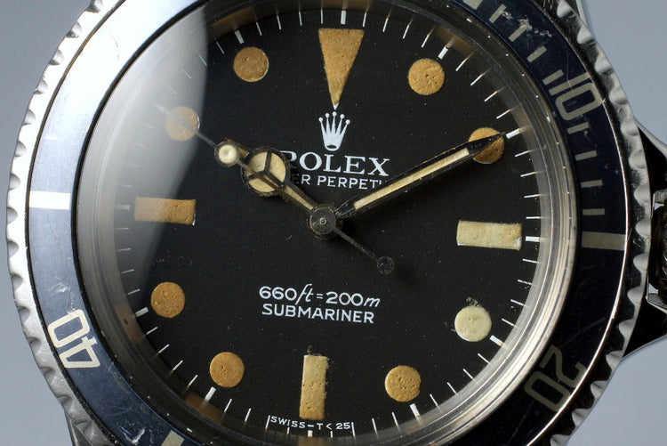 1977 Rolex Submariner 5513 Mark I Maxi Dial