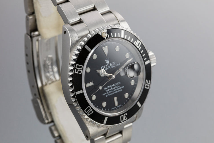 1999 Rolex Submariner 16610