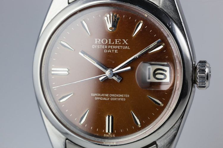 1961 Rolex Date 1500 with Tropical Dial