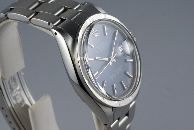 1972 Rolex Date 1501 Blue Sigma Dial