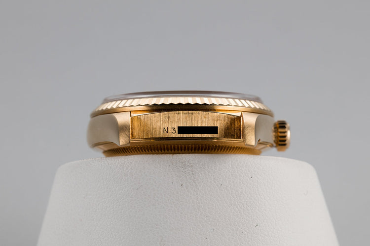 1991 Rolex 18K Day-Date 18238 Lapis Dial with Papers