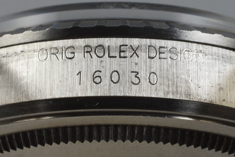 1985 Rolex DateJust 16030 with Silver Dial