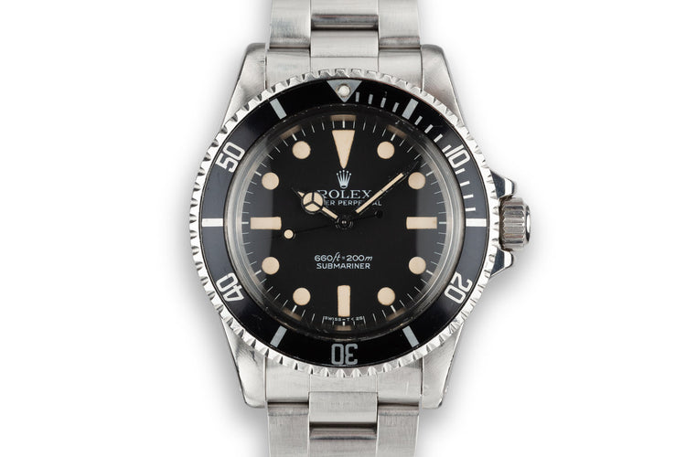1978 Rolex Submariner 5513 with MK I Maxi Dial