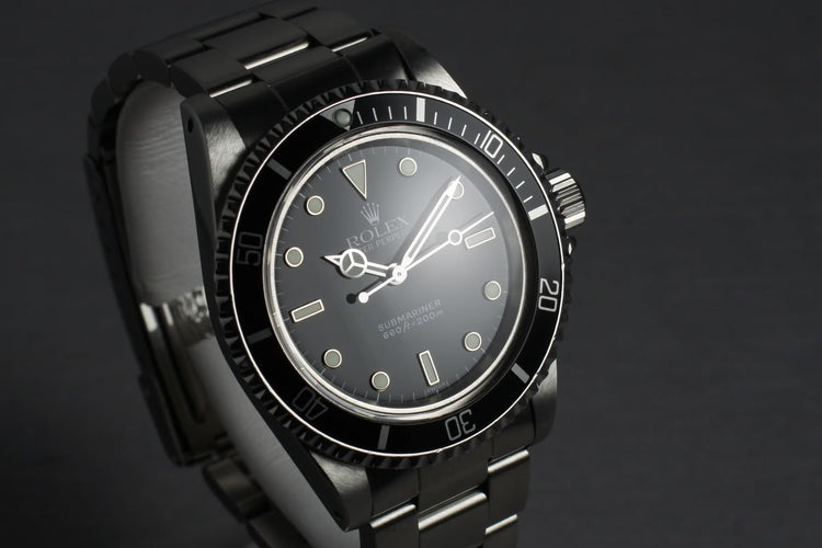 1985 Rolex Submariner 5513 with WG surrounds and Service Papers