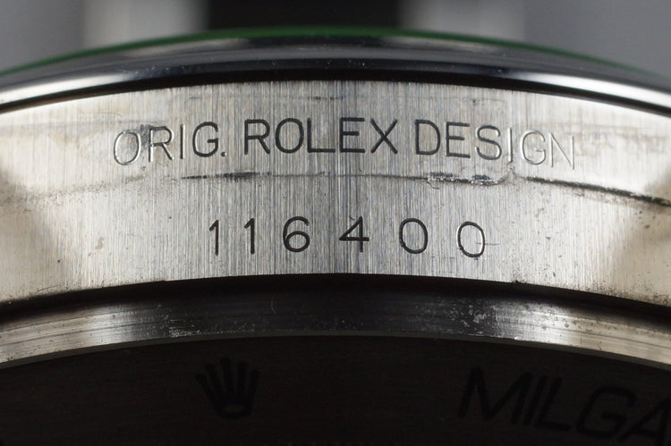 2009 Rolex Milgauss Green 116400V