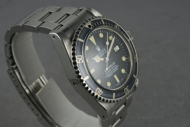 1978 Rolex Sea Dweller 1665 Rail Dial