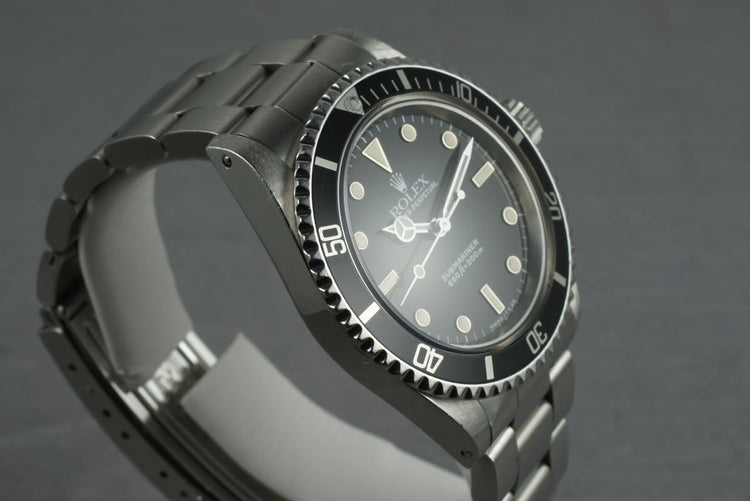1988 Rolex Submariner 5513 with Box and Papers