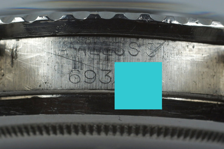 1961 Rolex Submariner 5512 PCG Gilt 4 Line Chapter Ring Dial