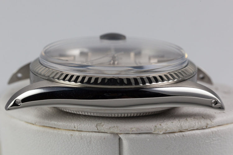 1972 Rolex Datejust 1601 Silver Dial with Box and Papers