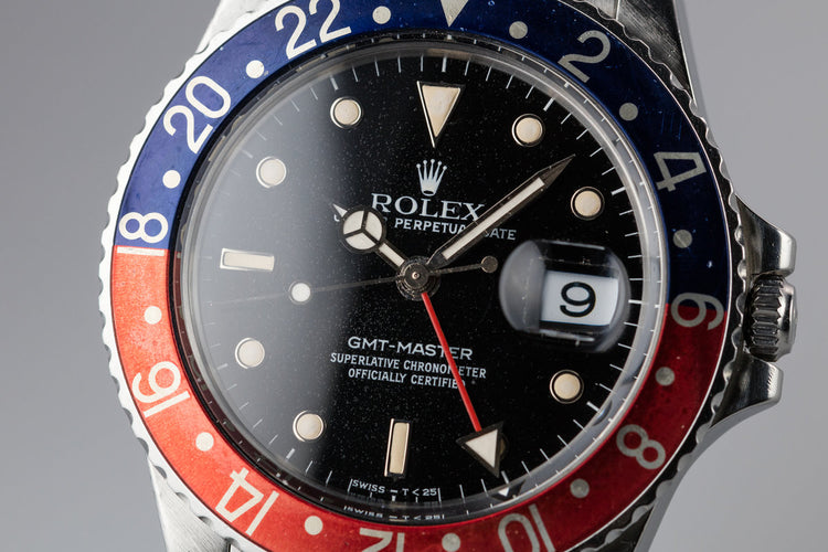 1986 Rolex GMT-Master 16750 "Pepsi"
