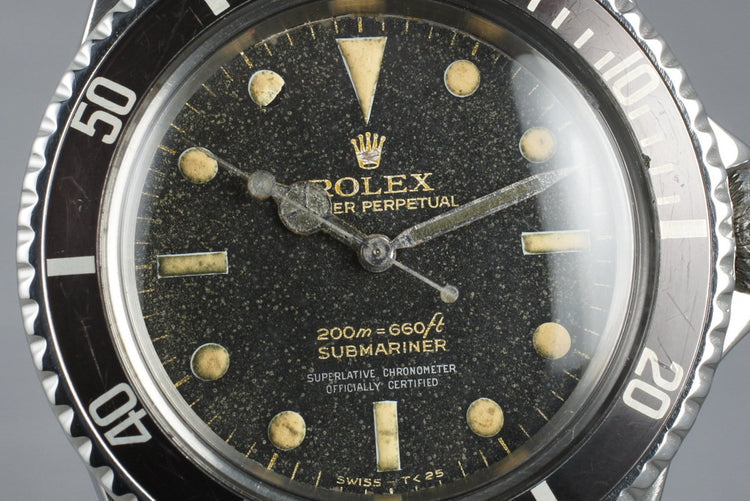 1965 Rolex Submariner 5512 Gilt 4 Line Dial