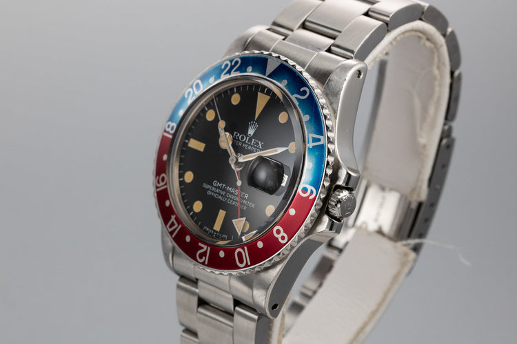 1977 Rolex GMT-Master 1675 "Pepsi" with Box and Papers