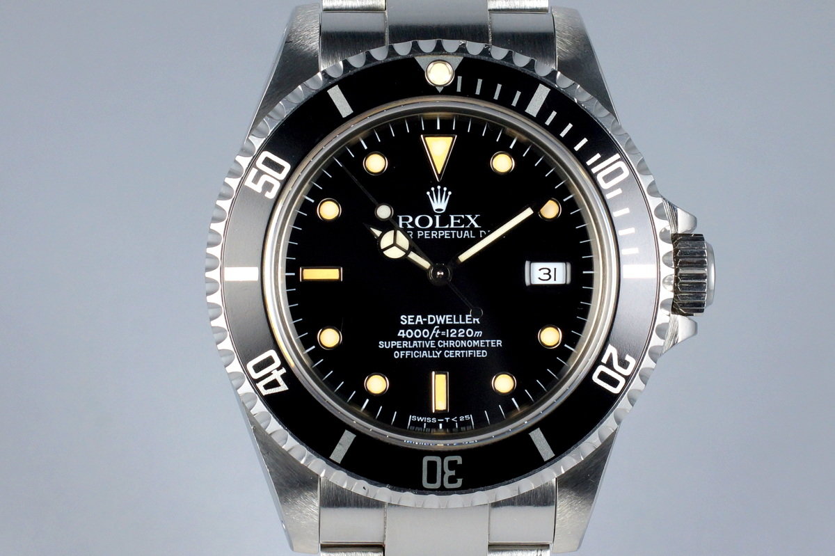 HQ Milton 1989 Rolex Sea Dweller 16600 Inventory 6747 For Sale