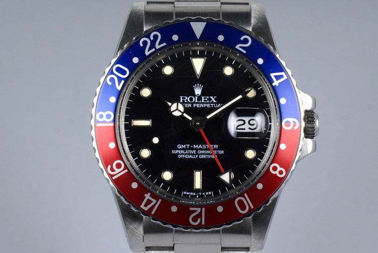 1987 Rolex GMT 16750 with Spider No-Date Dial