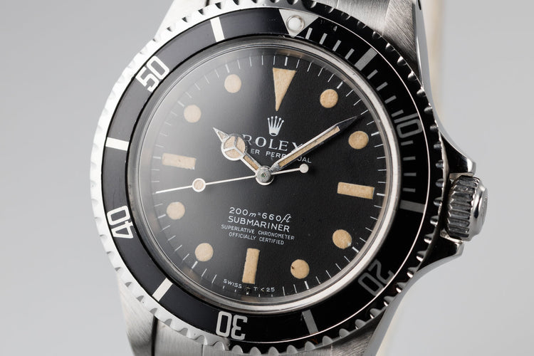 1967 Rolex Submariner 5512 Meters First Dial with Letter from Rolex USA President