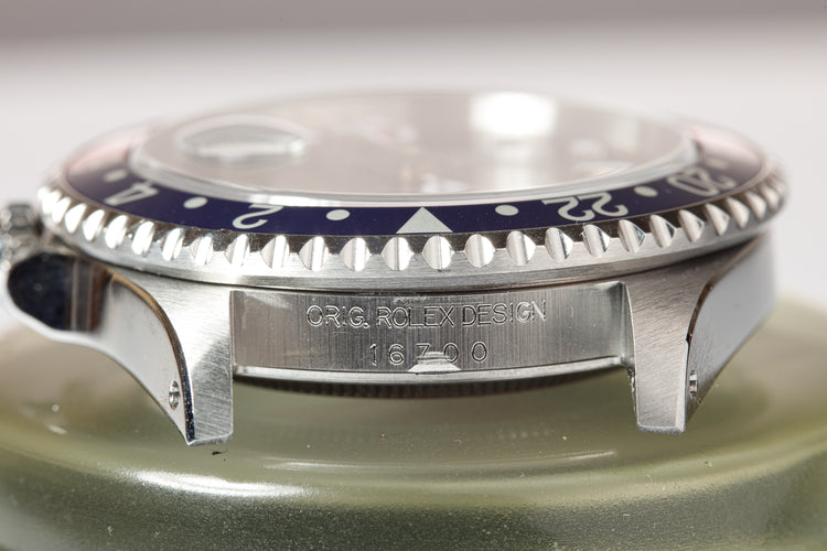 1997 Rolex GMT Master 16700 Pepsi with Swiss Only Dial