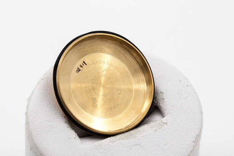 1971 Rolex Yellow Gold Oyster Perpetual 1005 Gold Mosaic Dial