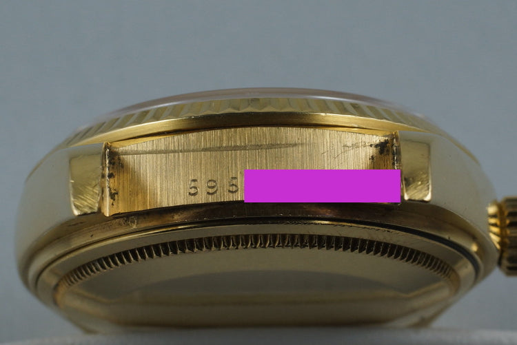 1978 Rolex YG Day Date 18038 with Albino Dial