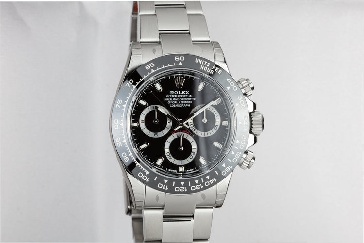 Mint 2017 Rolex Ceramic Daytona 116500LN Black Dial with Box and Papers