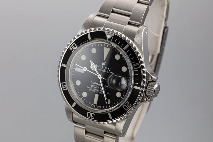 1978 Rolex Submariner 1680 with Box, Papers, and Service Papers