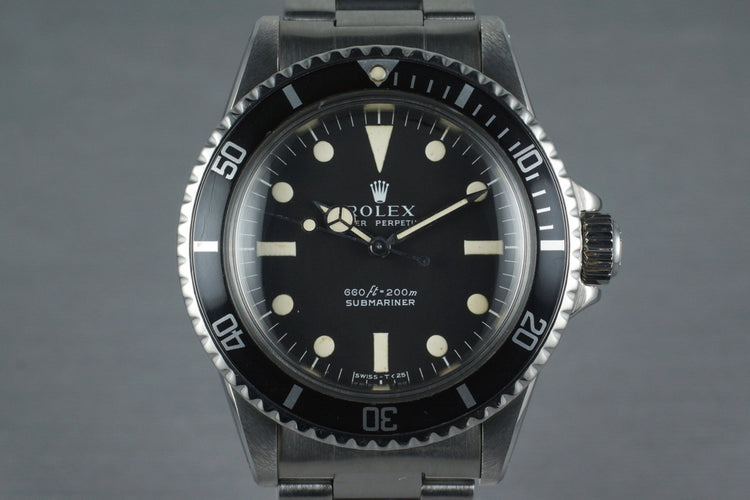 1978 Rolex Submariner 5513 with Serif Dial