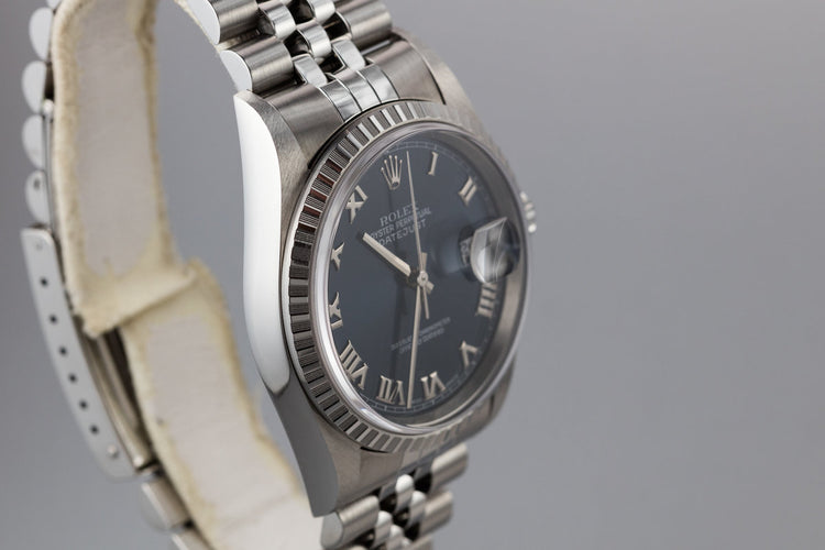 1999 Rolex DateJust 16220 Blue Dial