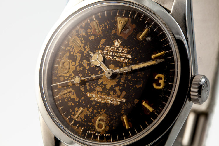 1965 Rolex Explorer 1016 with Tropical Gilt Dial
