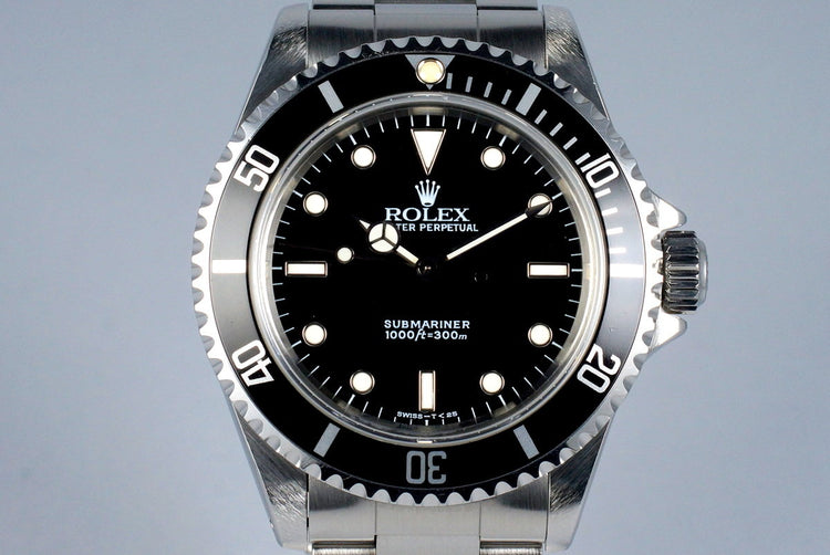 1995 Rolex Submariner 14060 with Box and Papers