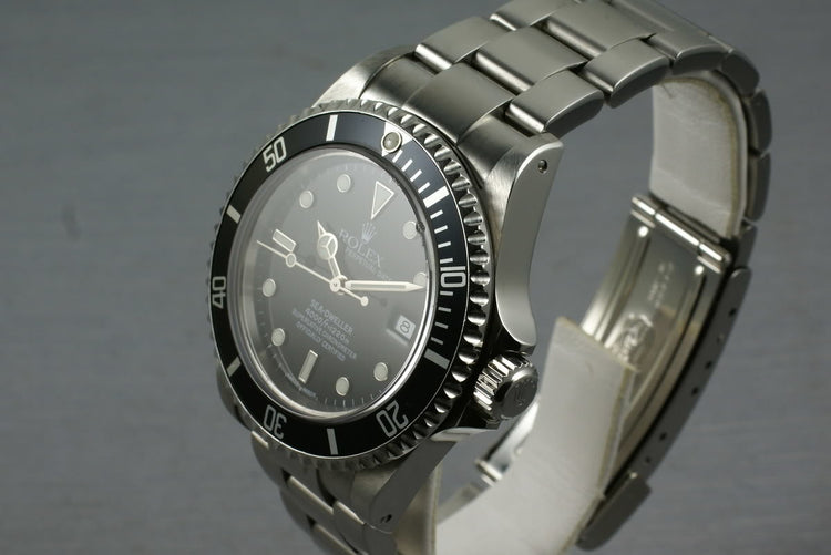 Rolex Sea Dweller 16600 with Box and Guarantee Paper