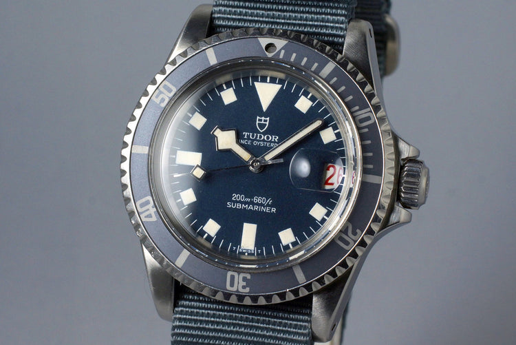 1968 Tudor Submariner 7021/0 Blue Snowflake Dial with "Kissing 40 Ghost" Insert