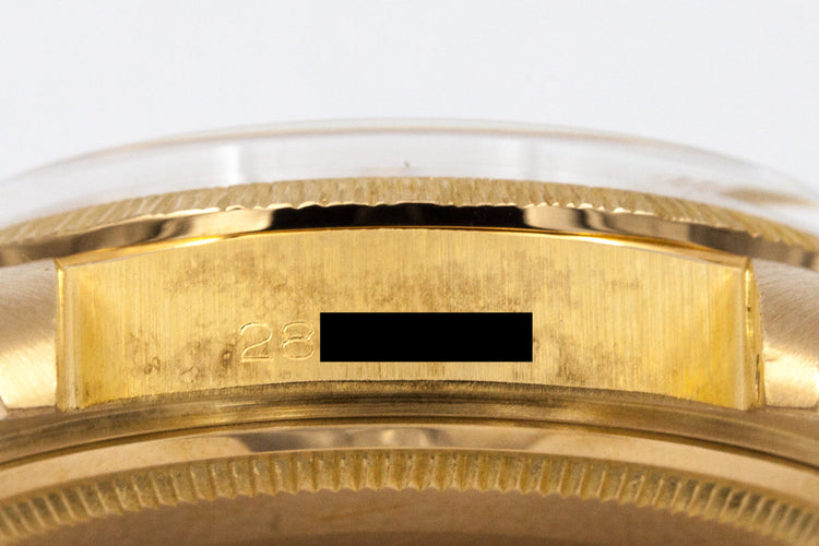 1971 Rolex YG Day-Date 1807 Matte Champagne Dial