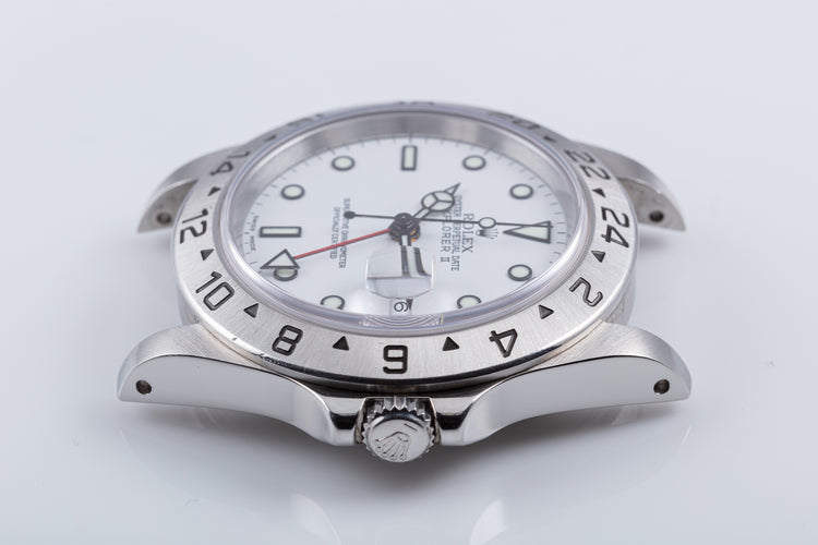1999 Rolex Explorer II 16570 Polar Dial with Box, Papers, & Booklets