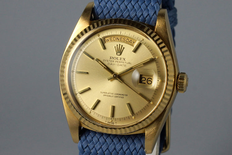 1972 Rolex YG Day-Date 1803 with Champagne Dial