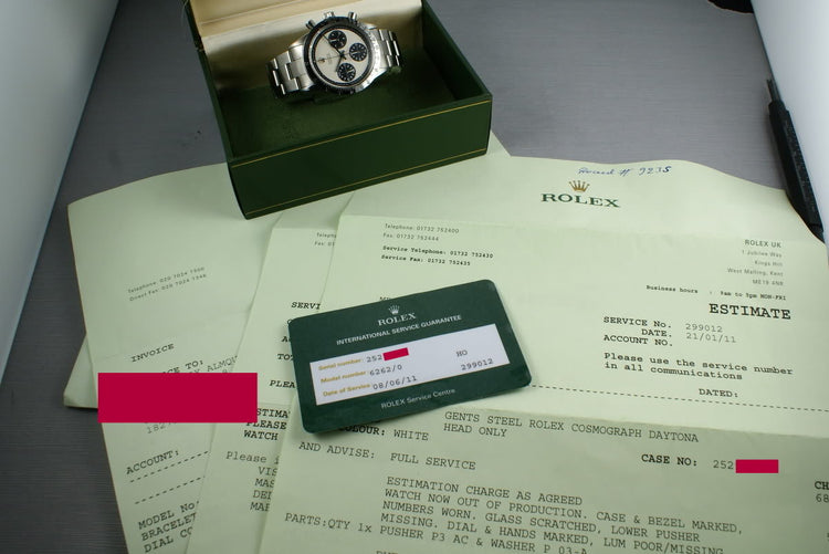 Rolex Daytona 6262 Paul Newman with Recent Service Papers