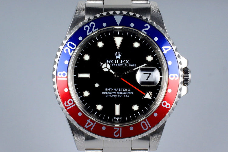 1997 Rolex GMT II 16710 with Box and Papers