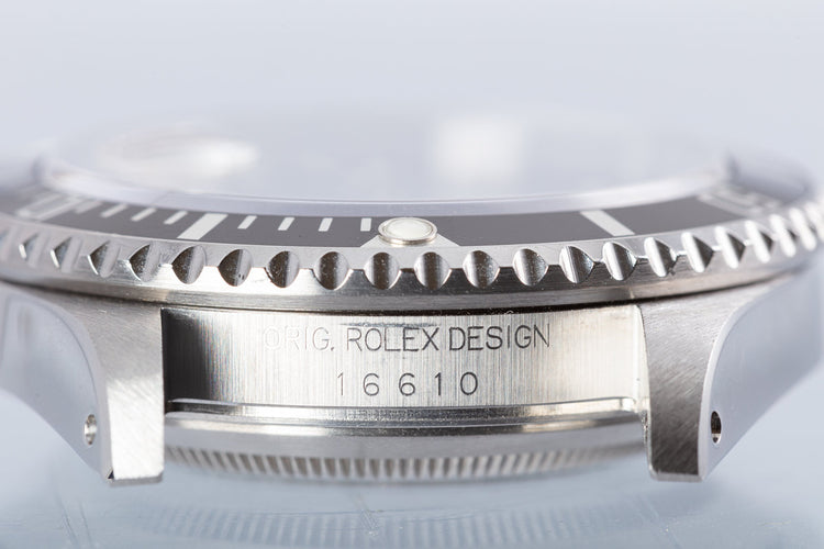 1996 Rolex Submariner 16610 with Box & Papers