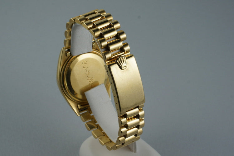 1961 Rolex YG Day-Date 1803 with Box and Papers