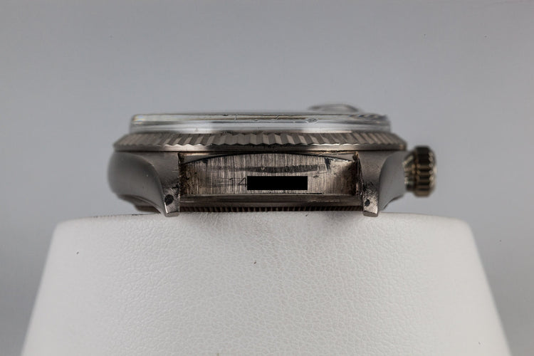 1966 Rolex 18K WG Day-Date 1803 No Lume Dial Day and date wheels Printed in Arabic