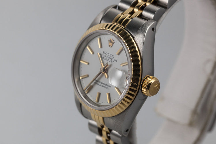 1985 Rolex Ladies DateJust 69173 White Dial with Box and Papers